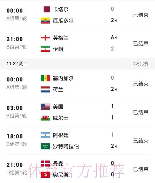 世界杯实时比分推荐